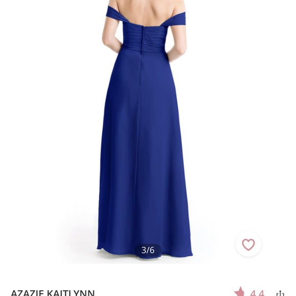 Azazie Kaitlynn Royal Blue Dress - Picture 2 of 4